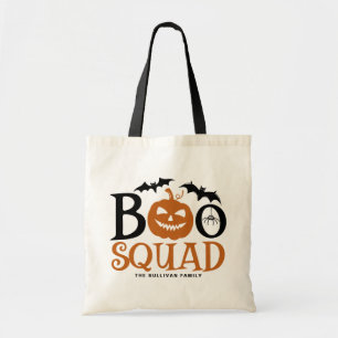 Orange Boo Squad Spooky Letween Halloween Tragetasche