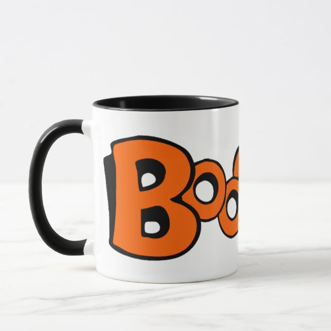 Orange Boo Tasse (Links)