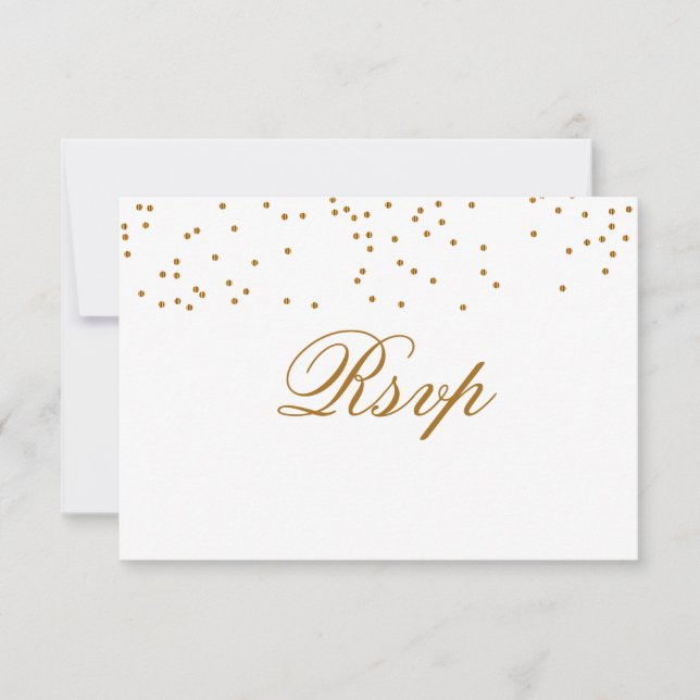 Orange Bouquet Blume - Wedding RSVP (Vorderseite)