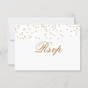 Orange Bouquet Blume - Wedding RSVP Karte