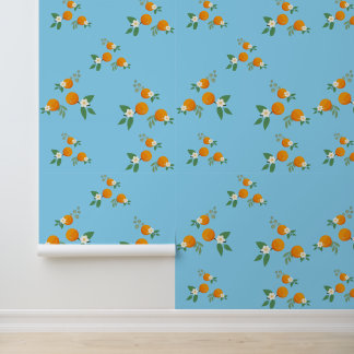 Orange branches tapete