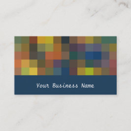 Orange, Braun, Abstrakte Visitenkarte der Marine