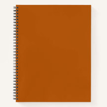Orange Brick Spiral Notebook