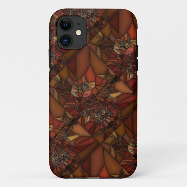 Orange Brown Art Case-Mate iPhone Hülle (Rückseite)