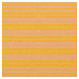 Orange & Brown Linde Muster Stoff