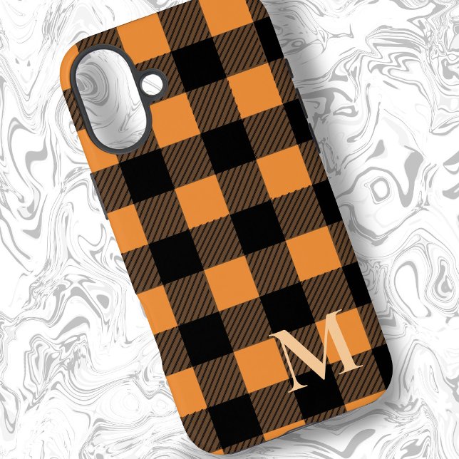 Orange Buffalo Karierter Karo Case-Mate iPhone Hülle (Von Creator hochgeladen)