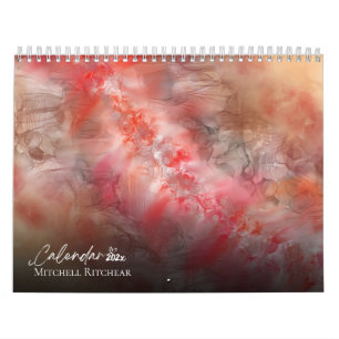 Orange Burgundy Gray Marmor anpassen Kalender