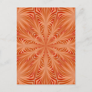 Orange Burst Postkarte