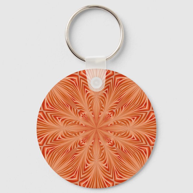Orange Burst Schlüsselanhänger (Vorderseite)