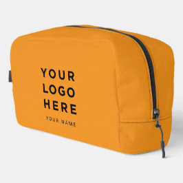 Orange Business Logo Name Instagram Reise Waschbeutel