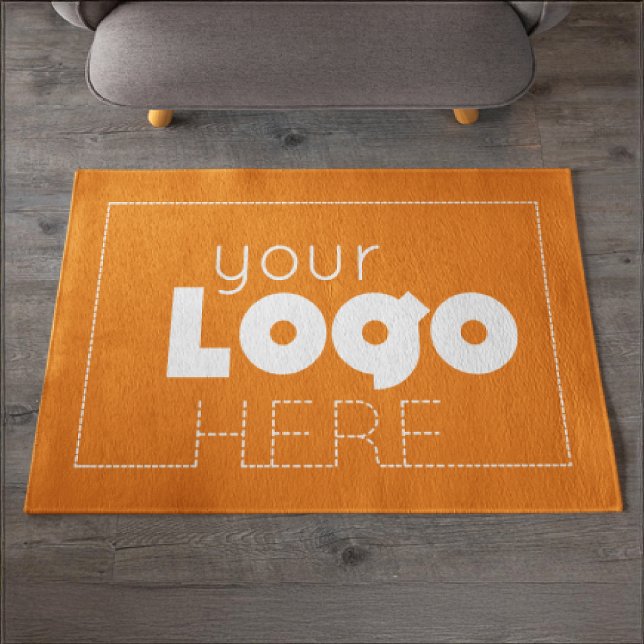 Orange Business Welcome Mat Company Logo Doormat Fußmatte (Von Creator hochgeladen)