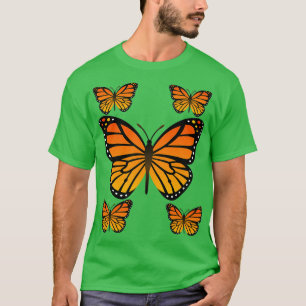 Orange Butterfly Awareness Ribbon T-Shirt