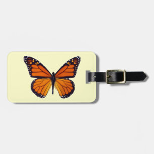 Orange Butterfly Gepäck Gepäckanhänger