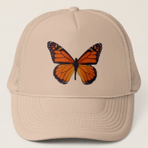 Orange Butterfly Hat Truckerkappe
