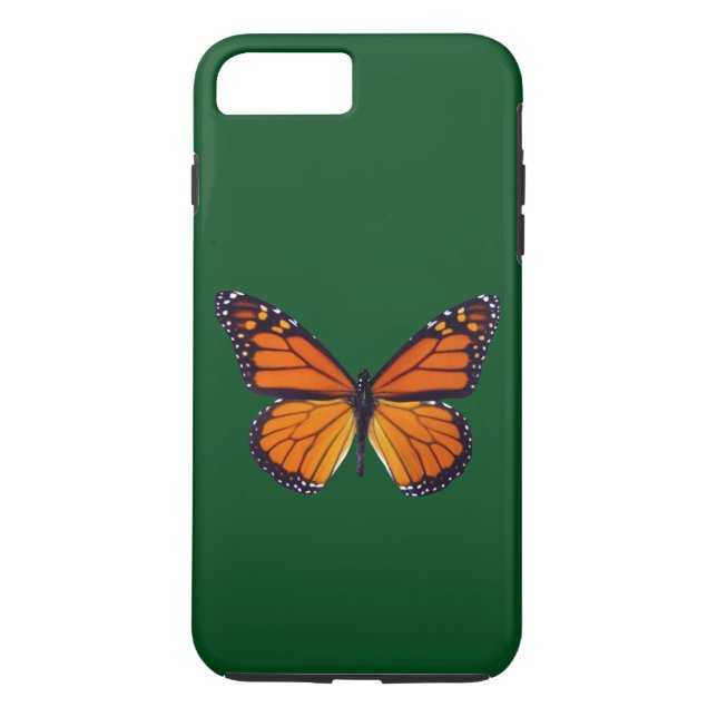 Orange Butterfly iPhone 7 Fall Case-Mate iPhone Hülle (Rückseite)