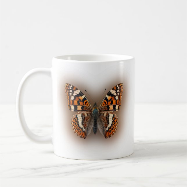 Orange Butterfly Kaffeetasse (Links)