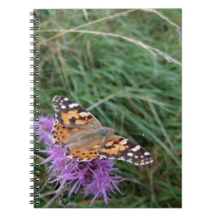 Orange Butterfly Notebook Notizblock