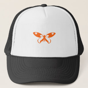 Orange Butterfly Truckerkappe