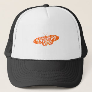 Orange Butterfly Truckerkappe