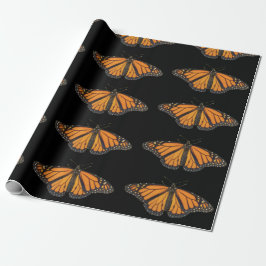 Orange Butterfly Wing Fotograf Geschenkpapier