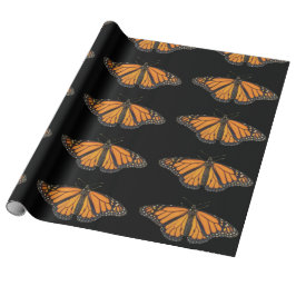 Orange Butterfly Wing Fotograf Geschenkpapier