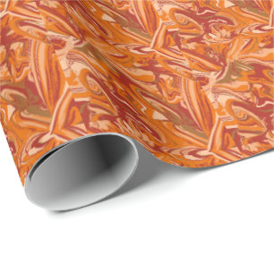 Orange Cake Geschenkpapier