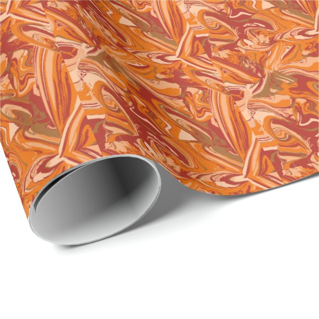 Orange Cake Geschenkpapier (Rolleneckpunkt)