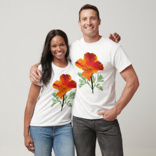 Orange California Poppy T-Shirt