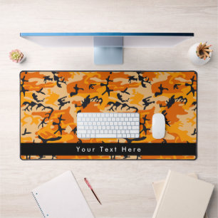 Orange Camo, Tarnmuster, Militär, Armee Schreibtischunterlage
