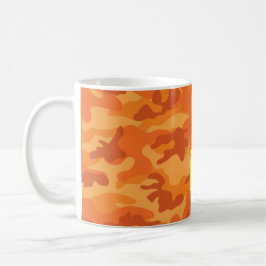 Orange Camouflage 13.1 Halbmarathon Lauf farbenfro Kaffeetasse