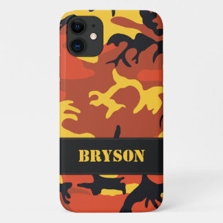 Orange Camouflage Case-Mate iPhone Hülle