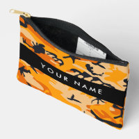 Orange Camouflage Ihr Name personalisieren