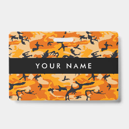 Orange Camouflage, Militär, Armee Ausweis