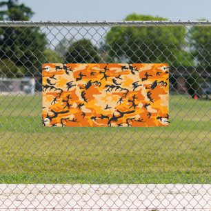 Orange Camouflage, Militär, Armee Banner