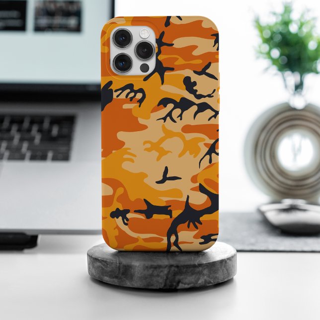 Orange Camouflage, Militär, Armee Case-Mate iPhone Hülle (Von Creator hochgeladen)