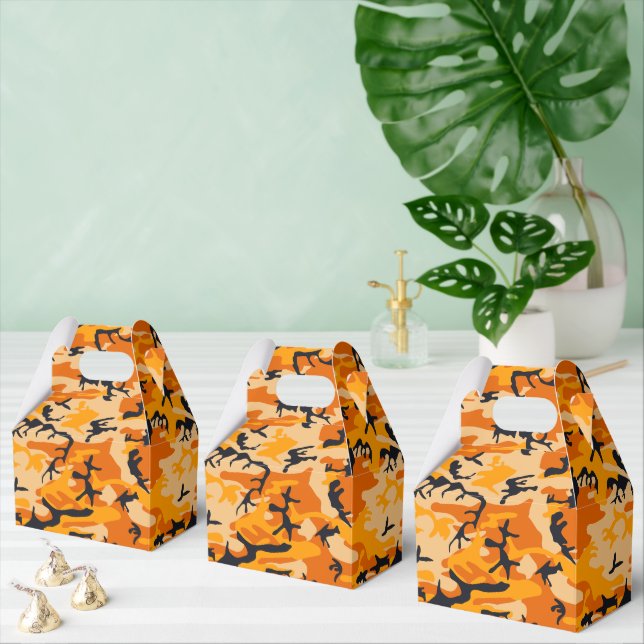 Orange Camouflage, Militär, Armee Geschenkschachtel (Zahlreiche)