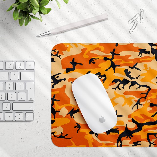 Orange Camouflage, Militär, Armee Mousepad (Von Creator hochgeladen)