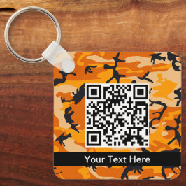 Orange Camouflage, Militär, Armee Schlüsselanhänger