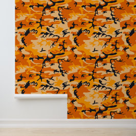 Orange Camouflage, Militär, Armee Tapete