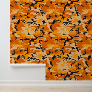 Orange Camouflage, Militär, Armee Tapete