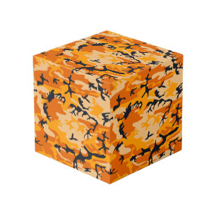 Orange Camouflage, Militär, Armee Würfel