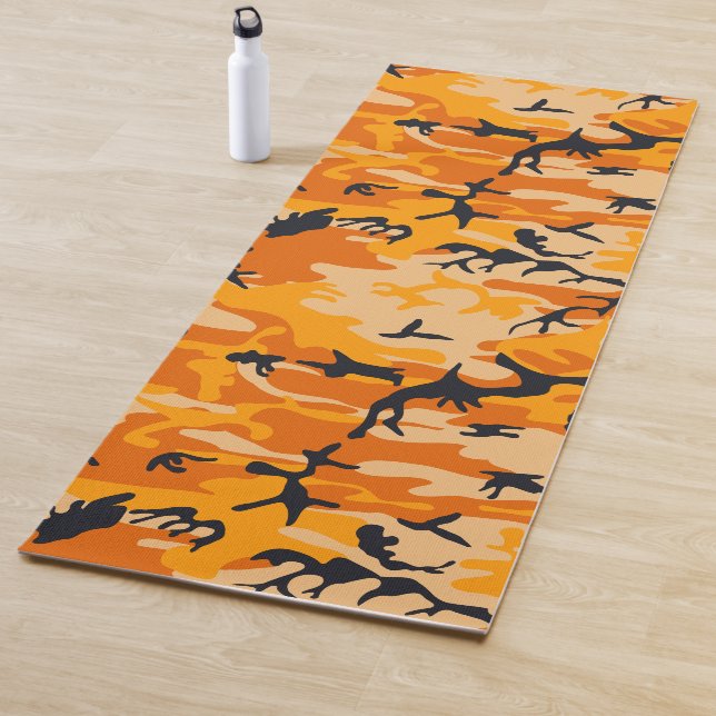 Orange Camouflage, Militär, Armee Yogamatte (Beispiel)