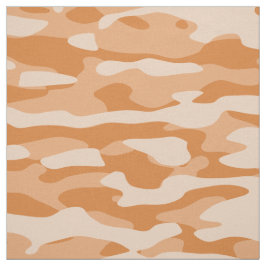 Orange-Camouflage Stoff
