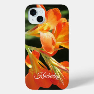 Orange Canna Lily Floral Case-Mate iPhone Case