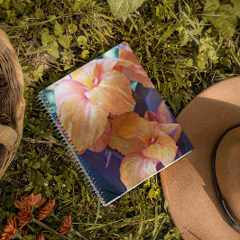 Orange Canna Lily Floral Notizblock