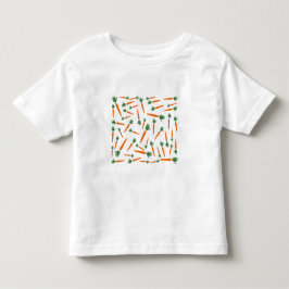 Orange Carrot Pattern Kleinkind T-shirt