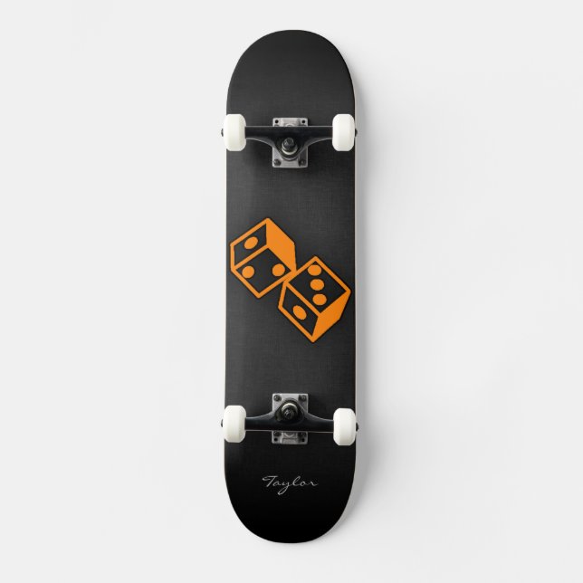 Orange Casino Skateboard (Vorderseite)