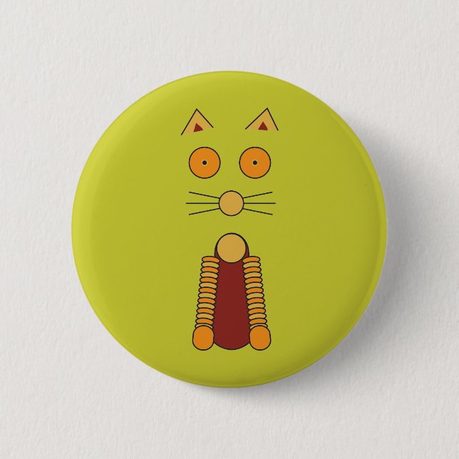 Orange CAT Button (Vorderseite)