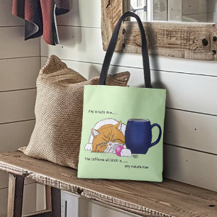 Orange Cat Coffee Tasse Blue