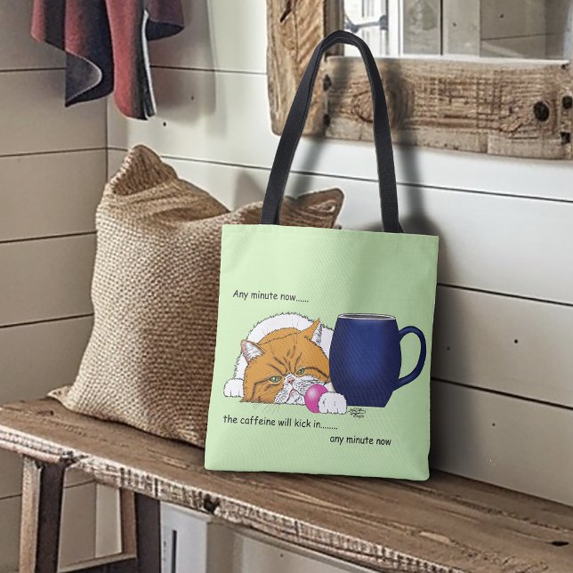 Orange Cat Coffee Tasse Blue (Von Creator hochgeladen)